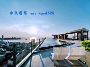 海景2居室芭堤雅市区the base网红无边泳池紧邻中央商场
